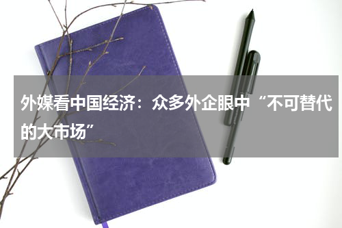 外媒看中国经济：众多外企眼中“不可替代的大市场”