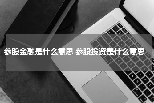 参股金融是什么意思 参股投资是什么意思
