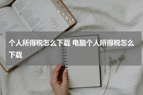 个人所得税怎么下载 电脑个人所得税怎么下载