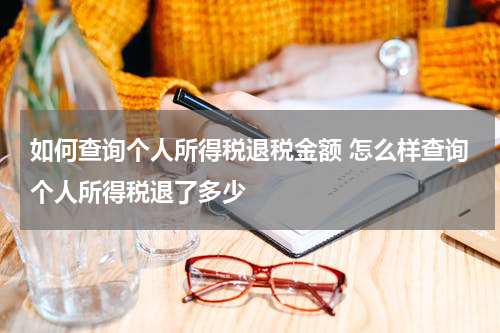 如何查询个人所得税退税金额 怎么样查询个人所得税退了多少