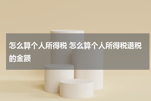 怎么算个人所得税 怎么算个人所得税退税的金额