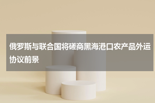 俄罗斯与联合国将磋商黑海港口农产品外运协议前景