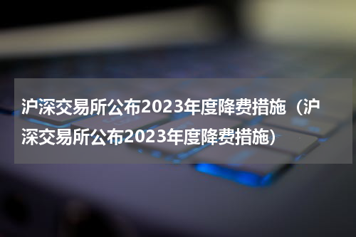 沪深交易所公布2023年度降费措施（沪深交易所公布2023年度降费措施）
