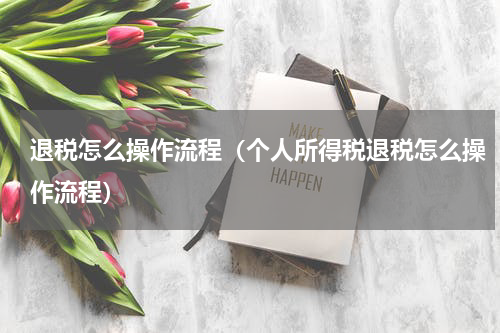 退税怎么操作流程（个人所得税退税怎么操作流程）