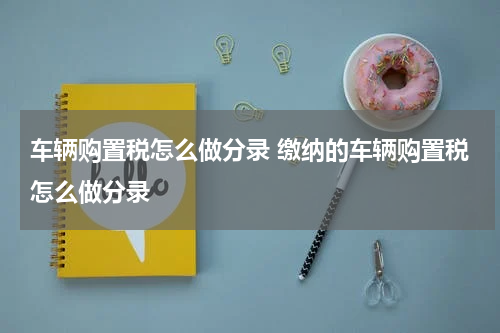 车辆购置税怎么做分录 缴纳的车辆购置税怎么做分录
