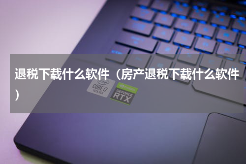 退税下载什么软件（房产退税下载什么软件）