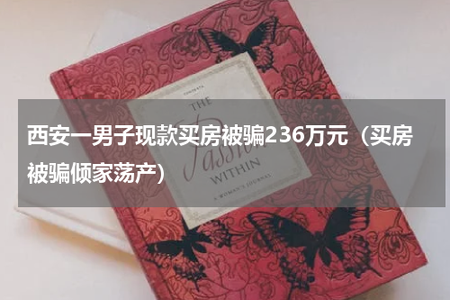 西安一男子现款买房被骗236万元(买房被骗倾家荡产)