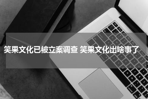笑果文化已被立案调查 笑果文化出啥事了