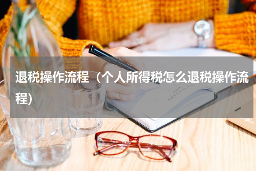 退税操作流程（个人所得税怎么退税操作流程）
