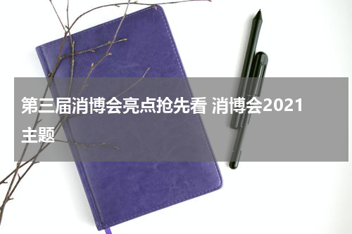 第三届消博会亮点抢先看 消博会2021主题