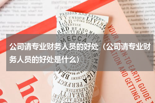 公司请专业财务人员的好处(公司请专业财务人员的好处是什么)