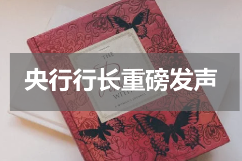 央行行长重磅发声