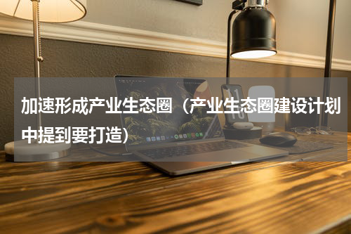 加速形成产业生态圈(产业生态圈建设计划中提到要打造)