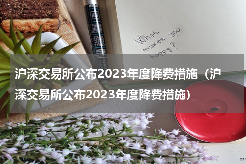 沪深交易所公布2023年度降费措施（沪深交易所公布2023年度降费措施）