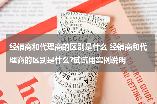 经销商和代理商的区别是什么 经销商和代理商的区别是什么?试试用实例说明