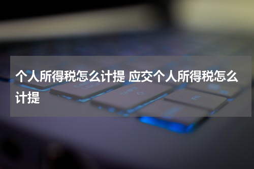 个人所得税怎么计提 应交个人所得税怎么计提