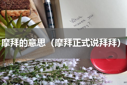 摩拜的意思(摩拜正式说拜拜)