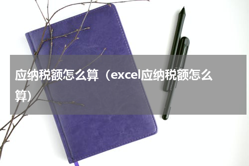 应纳税额怎么算（excel应纳税额怎么算）