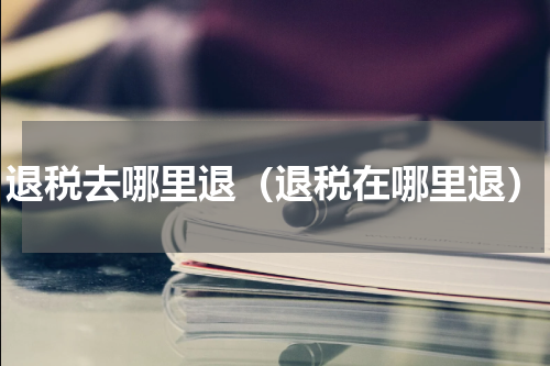 退税去哪里退（退税在哪里退）