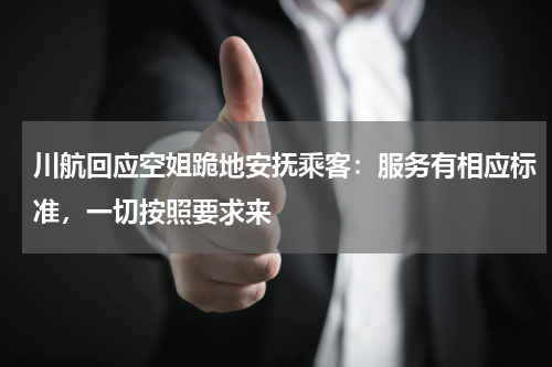 川航回应空姐跪地安抚乘客：服务有相应标准，一切按照要求来