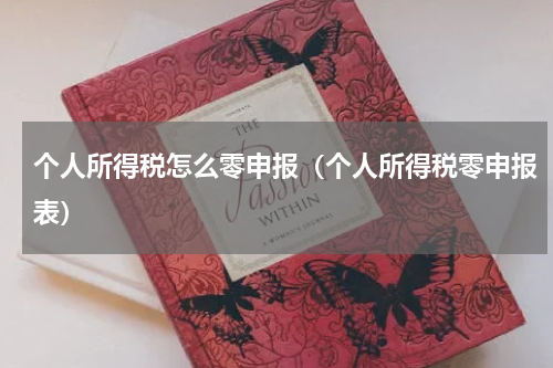 个人所得税怎么零申报（个人所得税零申报表）