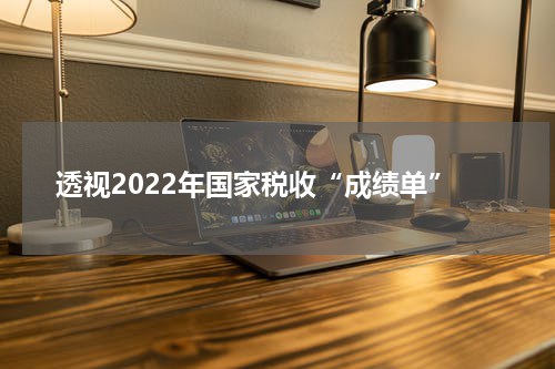 透视2022年国家税收“成绩单”