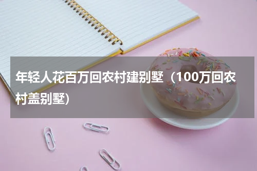 年轻人花百万回农村建别墅（100万回农村盖别墅）