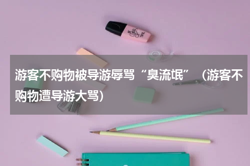 游客不购物被导游辱骂“臭流氓”（游客不购物遭导游大骂）