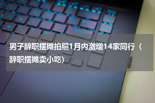 男子辞职摆摊拍照1月内激增14家同行（辞职摆摊卖小吃）