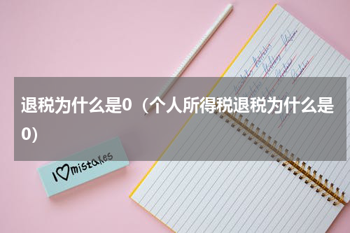 退税为什么是0(个人所得税退税为什么是0)