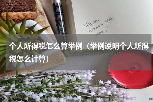 个人所得税怎么算举例（举例说明个人所得税怎么计算）