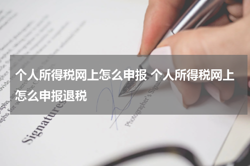 个人所得税网上怎么申报 个人所得税网上怎么申报退税