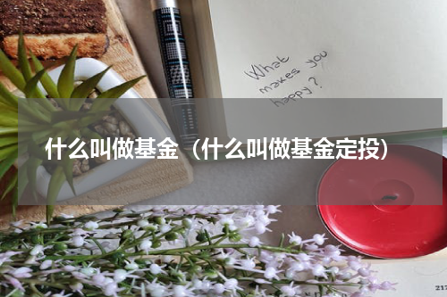 什么叫做基金（什么叫做基金定投）