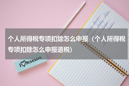 个人所得税专项扣除怎么申报（个人所得税专项扣除怎么申报退税）