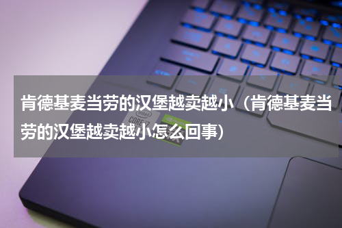 肯德基麦当劳的汉堡越卖越小（肯德基麦当劳的汉堡越卖越小怎么回事）