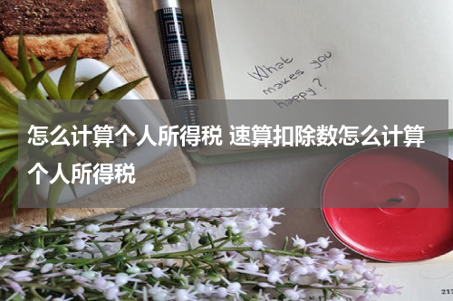 怎么计算个人所得税 速算扣除数怎么计算个人所得税
