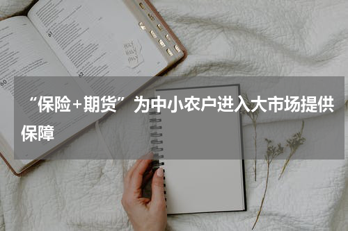 “保险+期货”为中小农户进入大市场提供保障