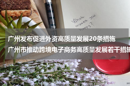 广州发布促进外资高质量发展20条措施 广州市推动跨境电子商务高质量发展若干措施