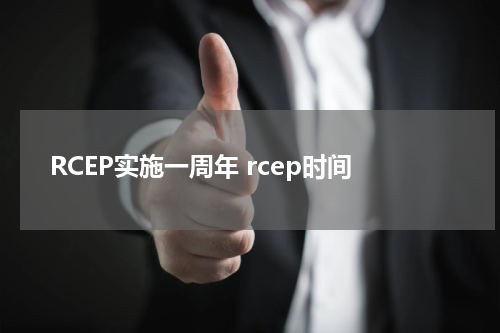 RCEP实施一周年 rcep时间