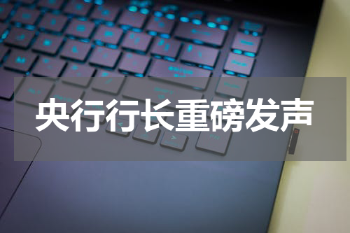 央行行长重磅发声