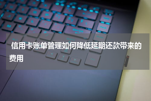 信用卡账单管理如何降低延期还款带来的费用