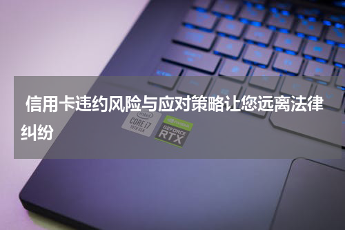  信用卡违约风险与应对策略让您远离法律纠纷