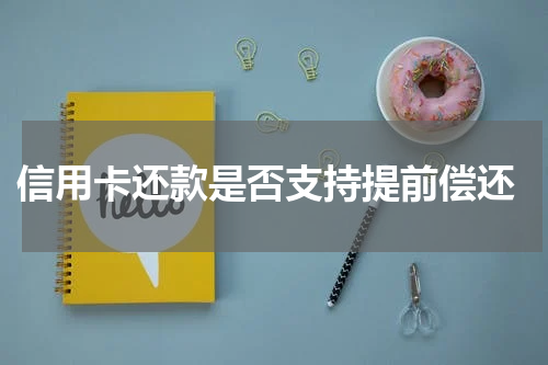  信用卡还款是否支持提前偿还