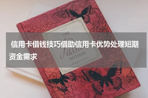 信用卡借钱技巧借助信用卡优势处理短期资金需求