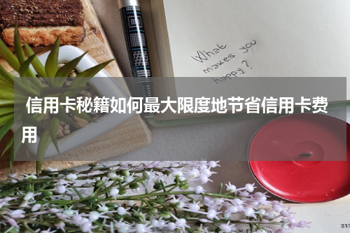 信用卡秘籍如何最大限度地节省信用卡费用