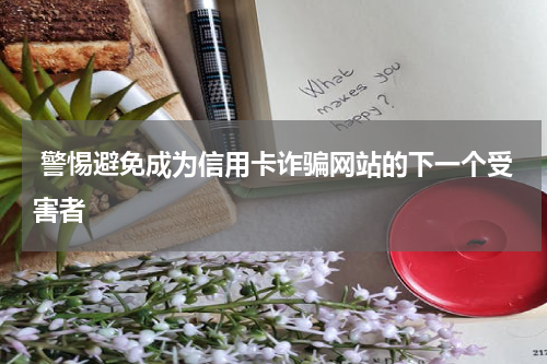  警惕避免成为信用卡诈骗网站的下一个受害者