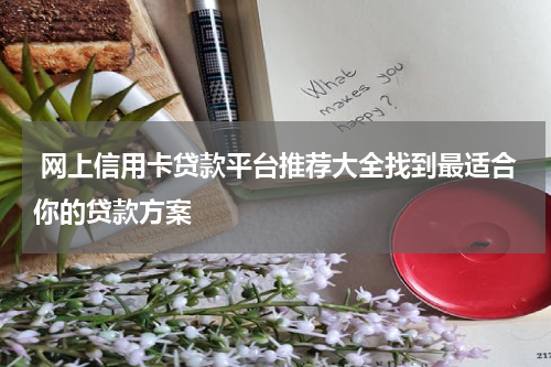 网上信用卡贷款平台推荐大全找到最适合你的贷款方案