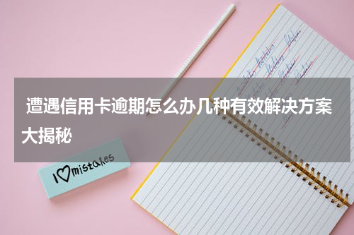  遭遇信用卡逾期怎么办几种有效解决方案大揭秘