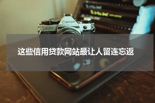  这些信用贷款网站最让人留连忘返