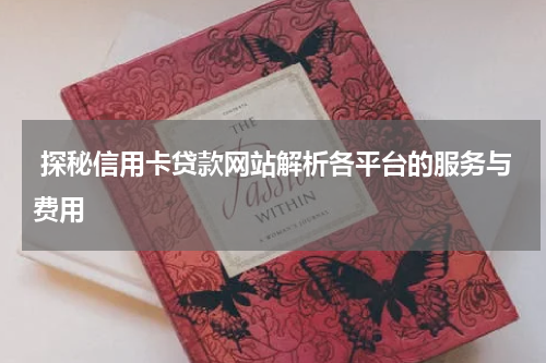  探秘信用卡贷款网站解析各平台的服务与费用